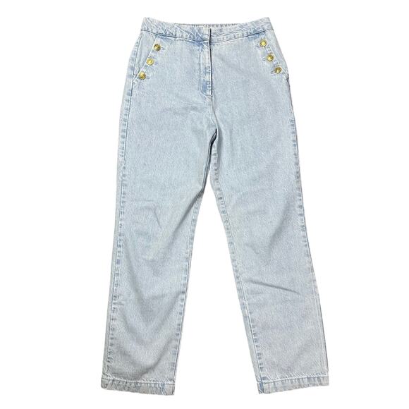 Zara High Rise Sailor Jeans - Picture 1 of 7